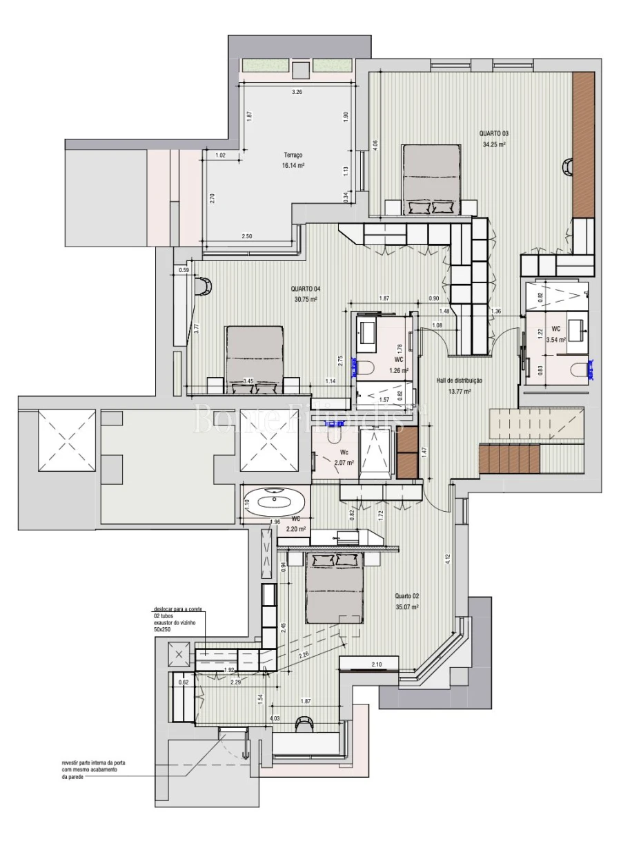 Apartamento T4 para Venda em Santo António Foto 59