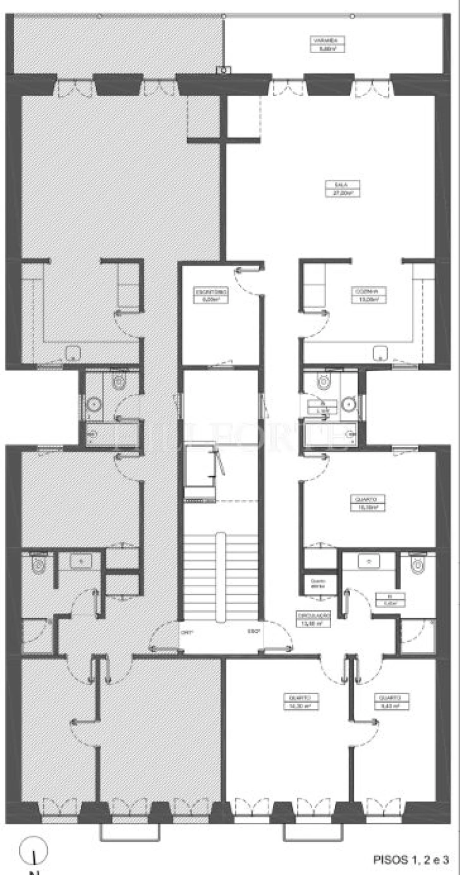 Apartamento T3 para Venda em Arroios Planta 1