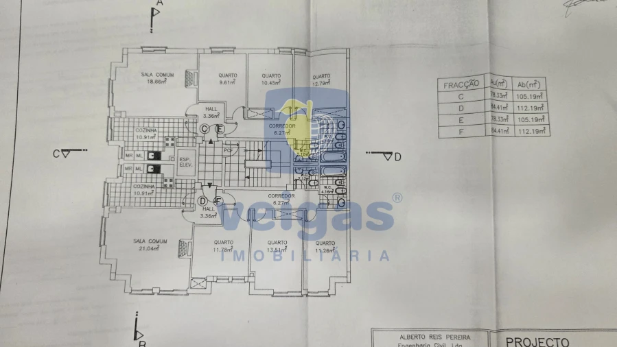 Apartamento T3 para Venda em Caldas da Rainha - Santo Onofre e Serra do Bouro Planta 1