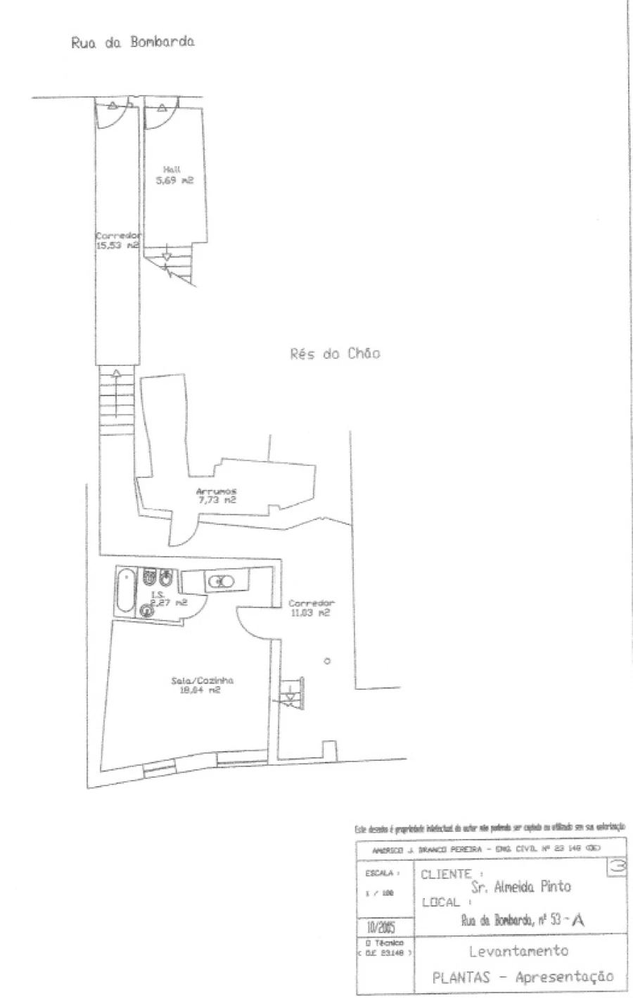 Apartamento T1 para Venda em Arroios Planta 1