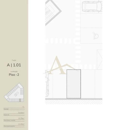 Apartamento T1 para Venda em Oliveira do Douro