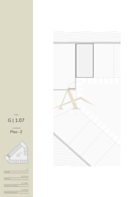 Apartamento T1 para Venda em Oliveira do Douro