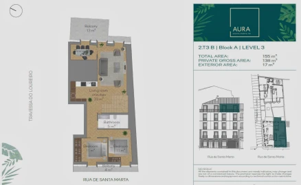 Apartamento T3 para Venda em Santa Maria Maior