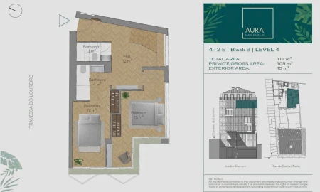Apartamento T3 para Venda em Santa Maria Maior