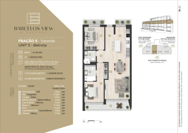 Apartamento T2 para Venda em Santo Antonio