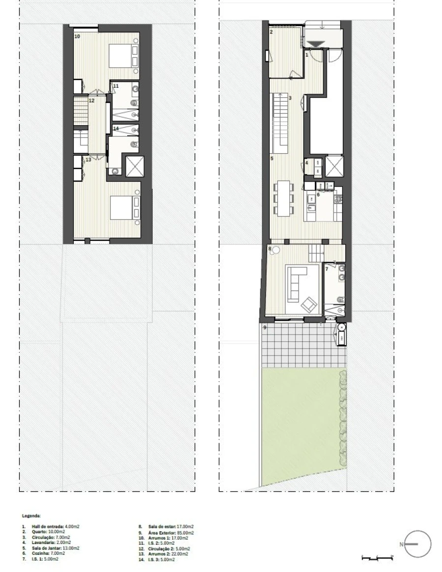 Apartamento T3 para Venda em Bonfim Planta 1
