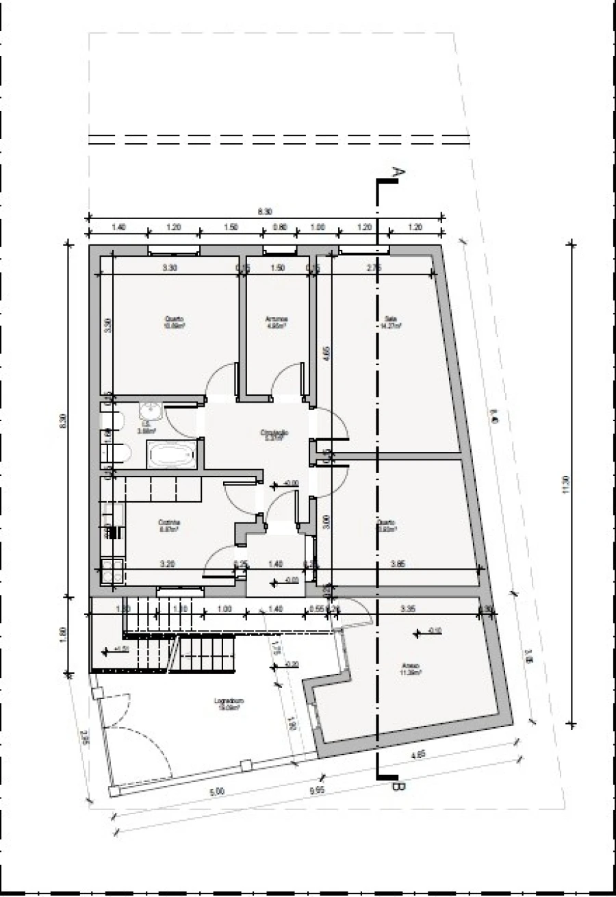 Moradia T4 para Venda em Alenquer (Santo Estêvão e Triana) Planta 1