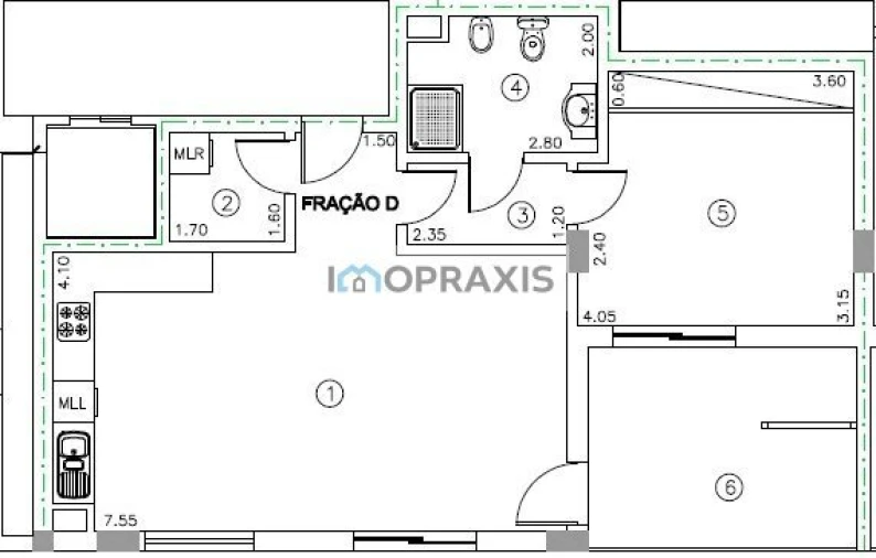 Apartamento T1 para Venda em Leiria, Pousos, Barreira e Cortes Foto 3