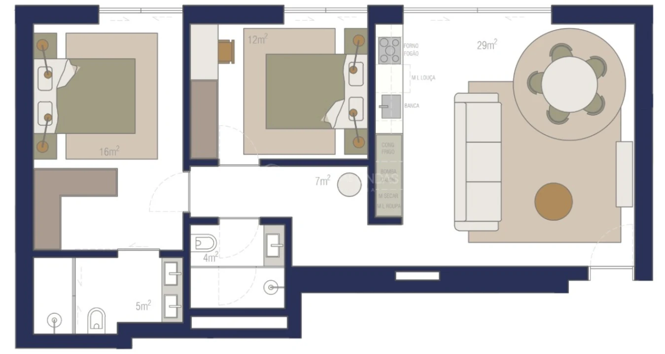 Apartamento T2 para Venda em Matosinhos e Leça da Palmeira Foto 16
