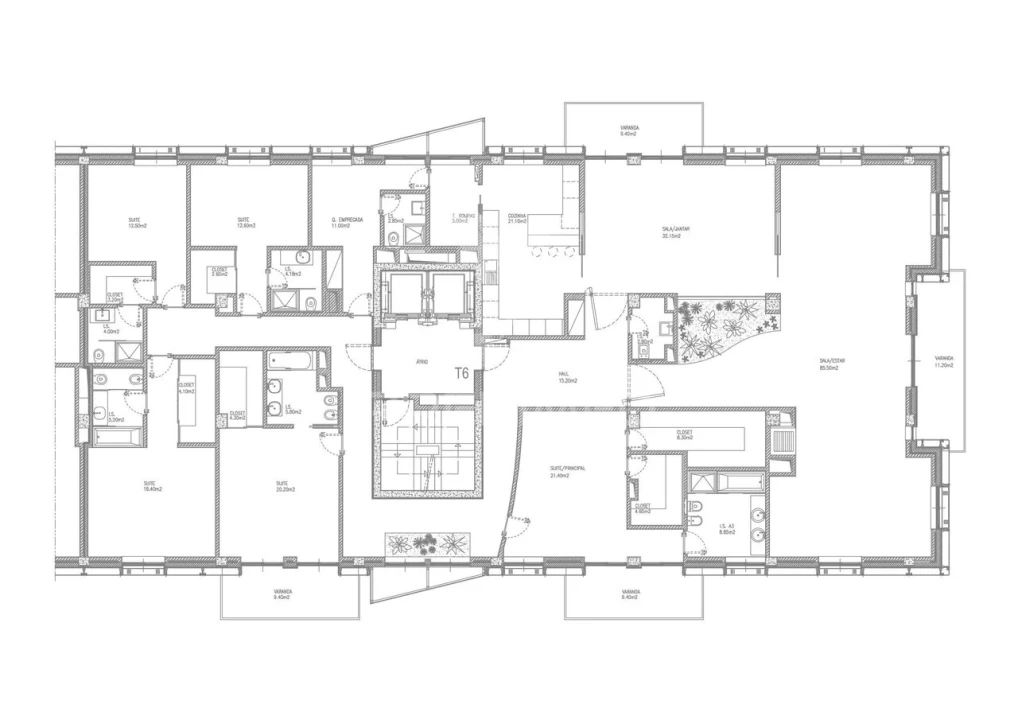 Apartamento T6 para Venda em Avenidas Novas Foto 34