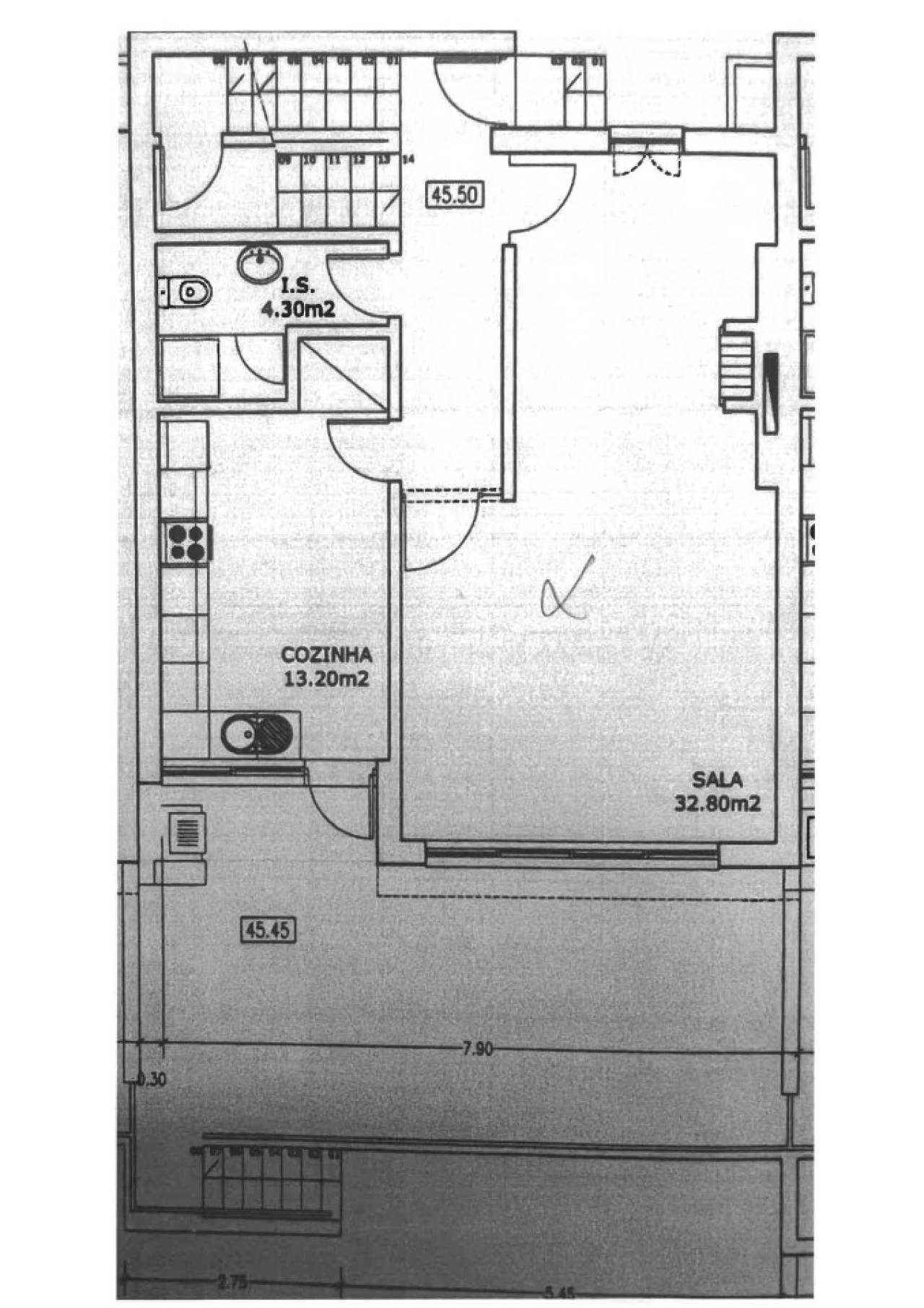 Moradia T3 para Venda em Guia Planta 2