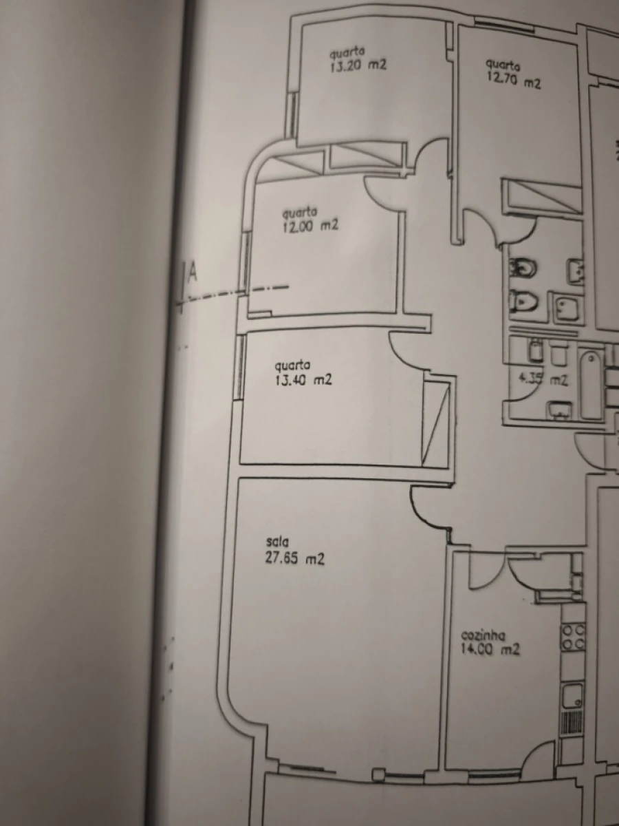 Apartamento T4 para Venda em Portimão Planta 1