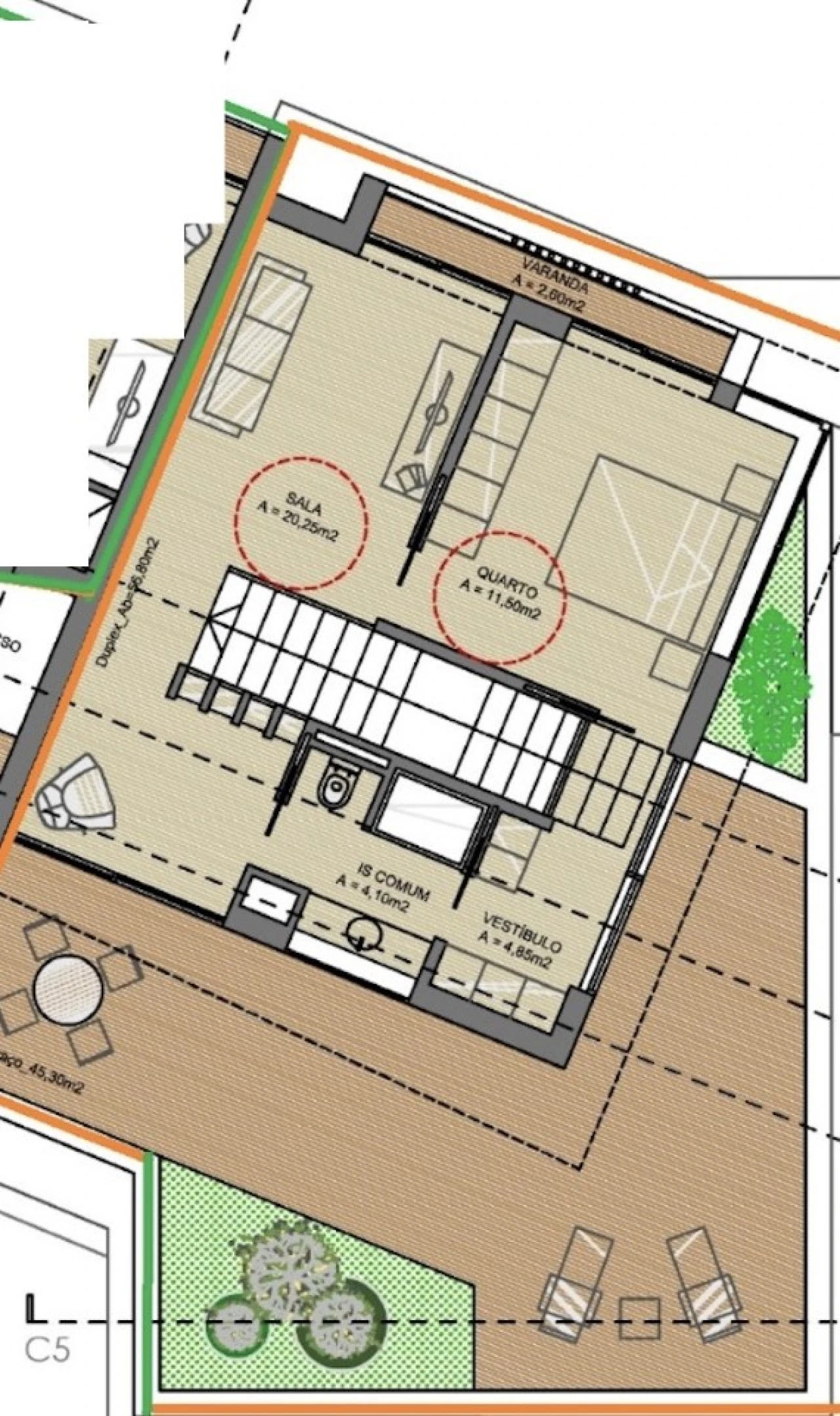 Apartamento T2 para Venda em Gafanha da Nazaré Planta 2