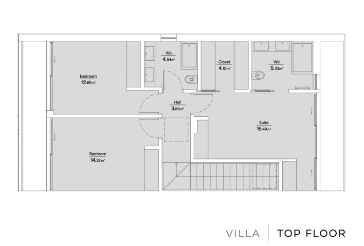 Moradia T5 para Venda em Carcavelos e Parede Planta 3
