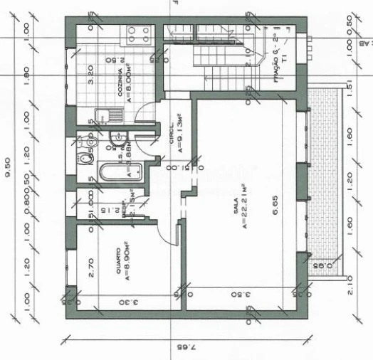 Apartamento T3 para Venda em Almada, Cova da Piedade, Pragal e Cacilhas Planta 1