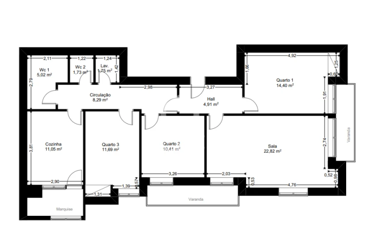 Apartamento T3 para Venda em Darque Foto 22