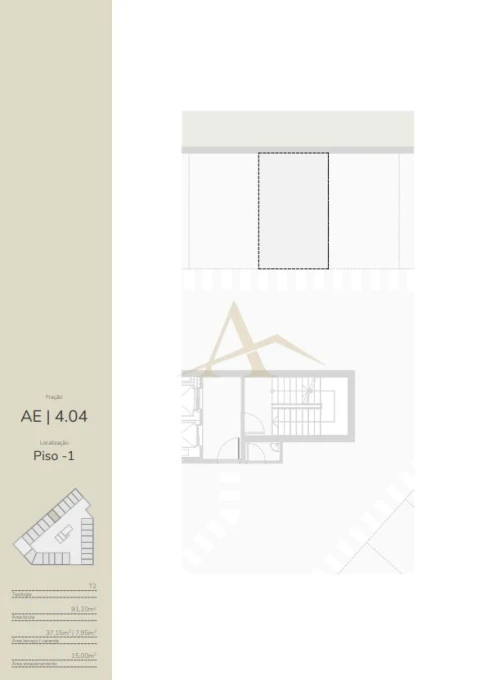 Apartamento T2 para Venda em Oliveira do Douro