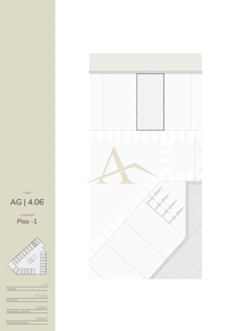 Apartamento T1 para Venda em Oliveira do Douro