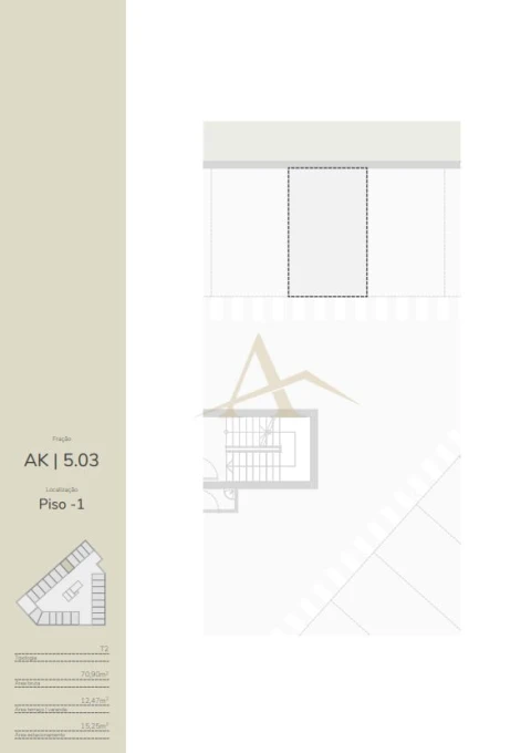 Apartamento T2 para Venda em Oliveira do Douro