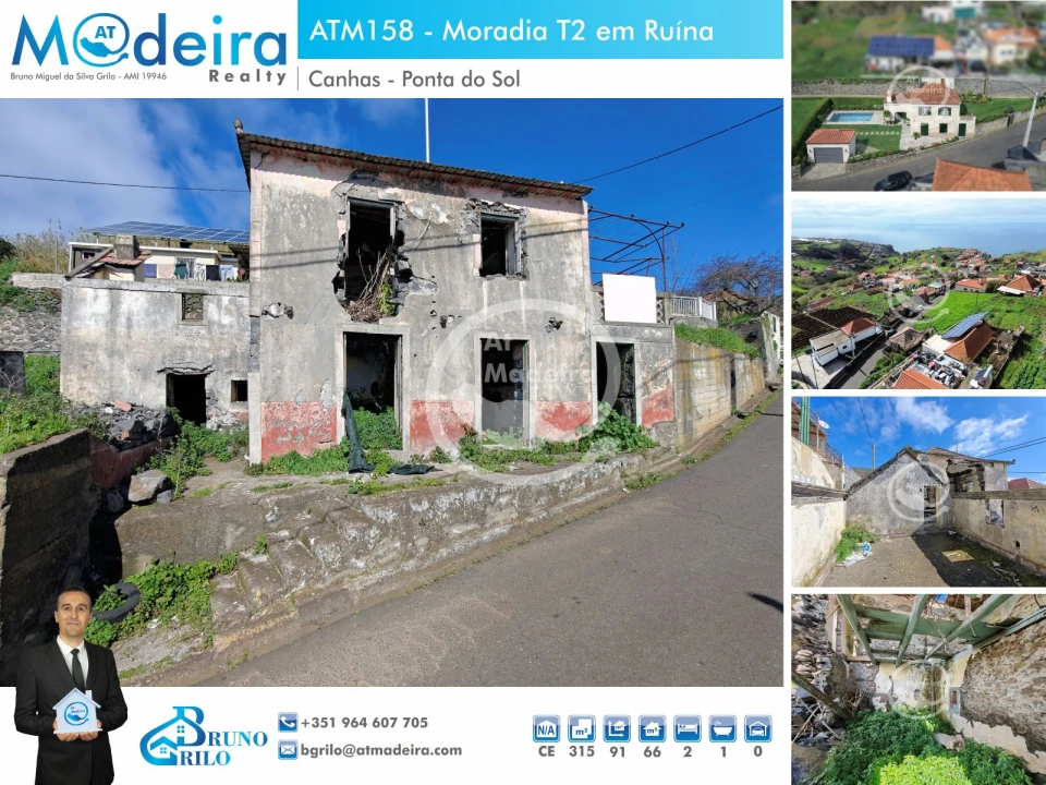 Moradia T2 para Venda em Canhas Foto 1