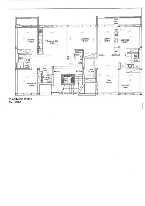 Apartamento T3 para Venda em Marvila, Ribeira Santarém, São Salvador, São Nicolau