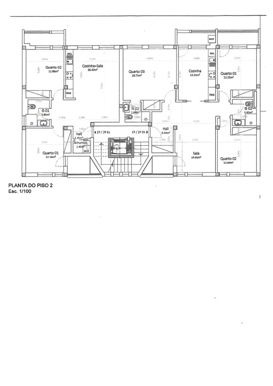 Apartamento T2 para Venda em Marvila, Ribeira Santarém, São Salvador, São Nicolau Foto 23
