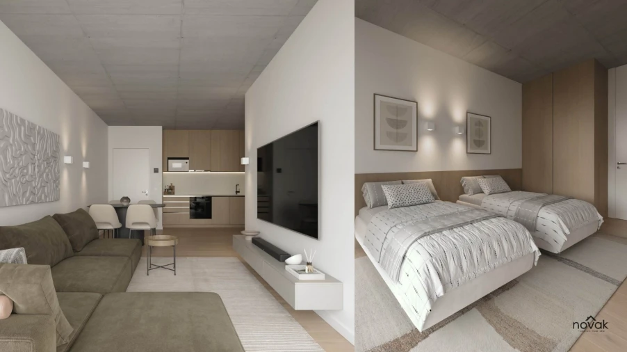 Apartamento T1 para Venda em Pedrouços Foto 2