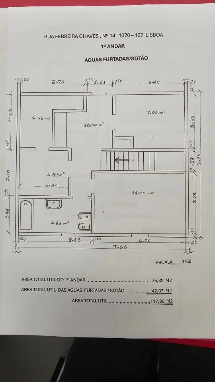 Apartamento T3 para Venda em Campolide Planta 1
