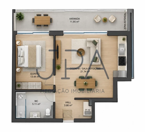 Apartamento T1 para Venda em Conceição e Cabanas de Tavira Foto 17