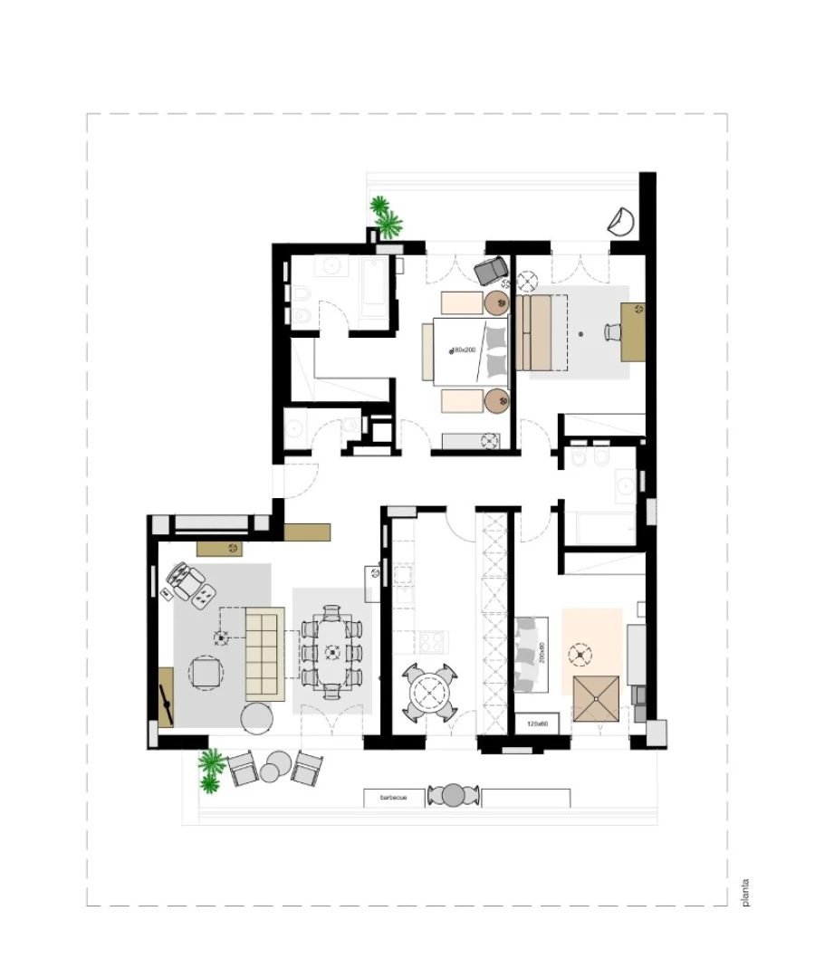 Apartamento T3 para Venda em Sacavém e Prior Velho Planta 3