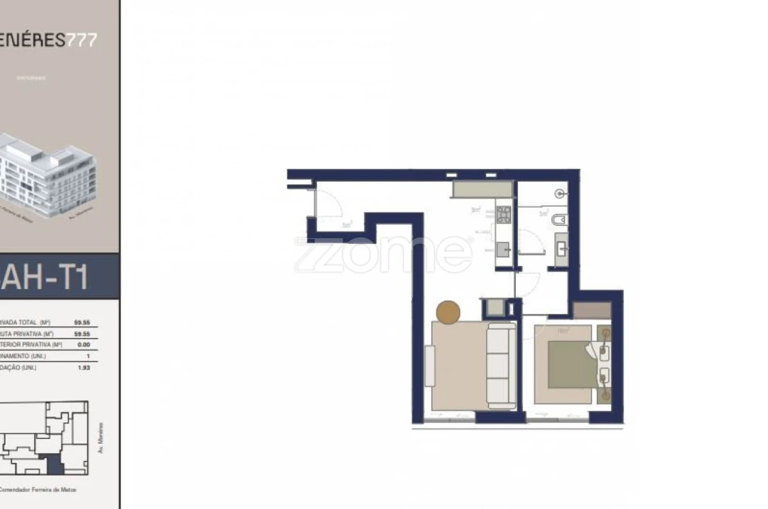 Apartamento T1 para Venda em Matosinhos e Leça da Palmeira Foto 2