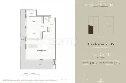 Apartamento T2 para Venda em Arcozelo