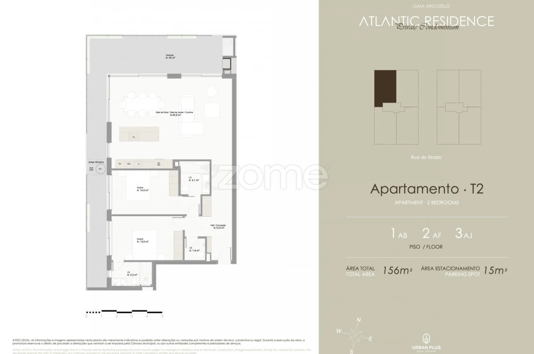 Apartamento T2 para Venda em Arcozelo Foto 4