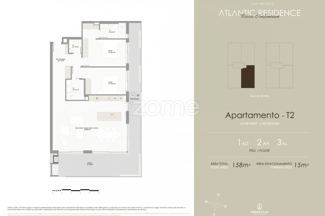 Apartamento T2 para Venda em Arcozelo Foto 5