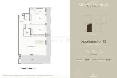 Apartamento T2 para Venda em Arcozelo