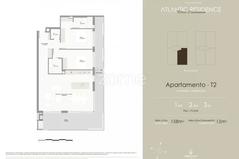 Apartamento T2 para Venda em Arcozelo Foto 5