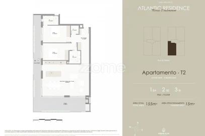 Apartamento T2 para Venda em Arcozelo