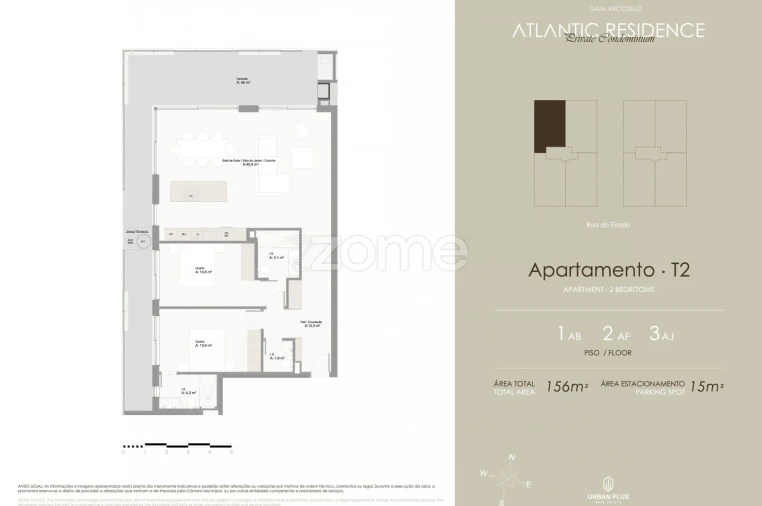 Apartamento T2 para Venda em Arcozelo Foto 15