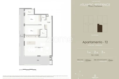 Apartamento T2 para Venda em Arcozelo