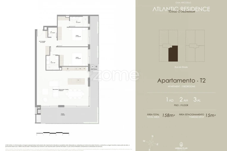 Apartamento T2 para Venda em Arcozelo Foto 5