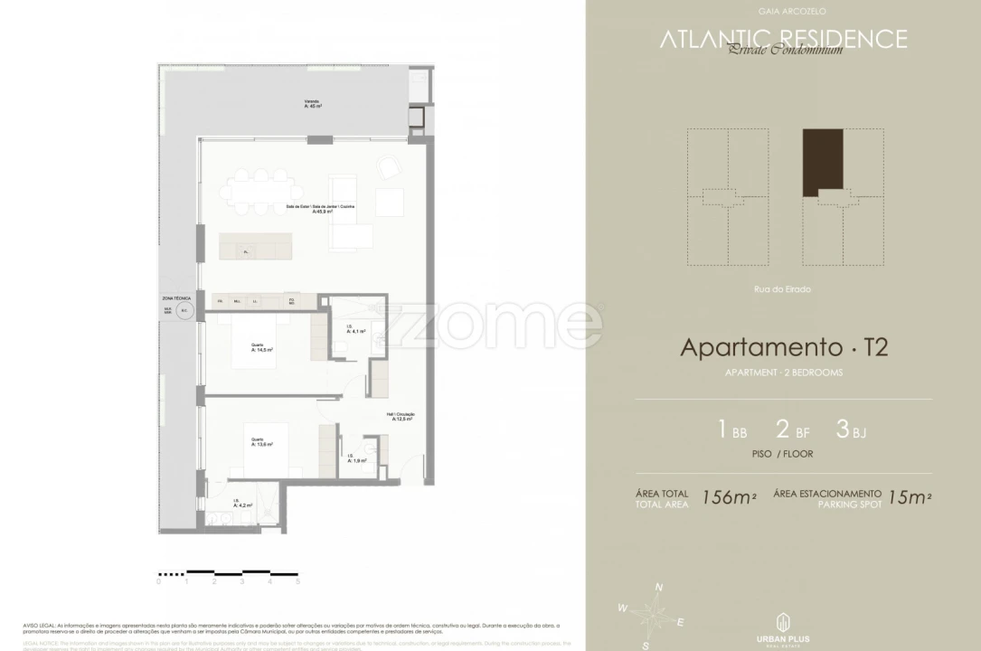 Apartamento T2 para Venda em Arcozelo Foto 5