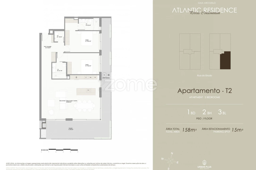 Apartamento T2 para Venda em Arcozelo Foto 5