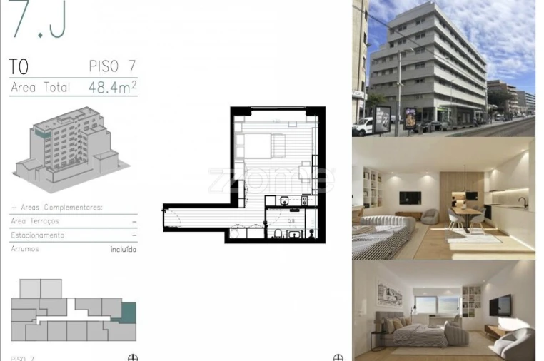 Apartamento T1 para Venda em Matosinhos e Leça da Palmeira Foto 6