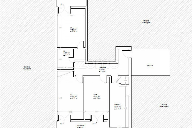 Apartamento T2 para Arrendamento em Santa Maria e São Miguel, São Martinho, São Pedro Penaferrim Planta 1
