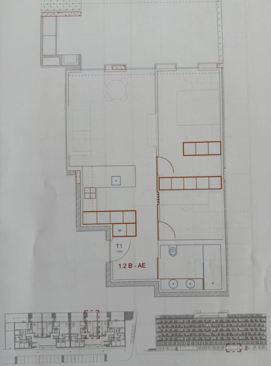 Apartamento T1 para Venda em Ramalde Planta 1