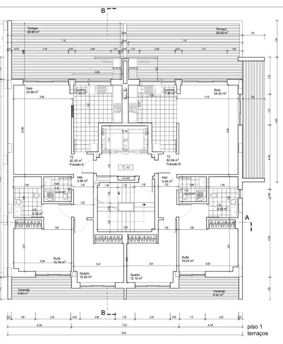 Apartamento T2 para Arrendamento em Póvoa de Santo Adrião e Olival Basto Planta 1