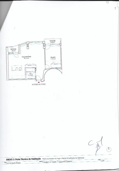 Apartamento T1 para Venda em Cedofeita, Santo Ildefonso, Sé, Miragaia, São Nicolau e Vitória