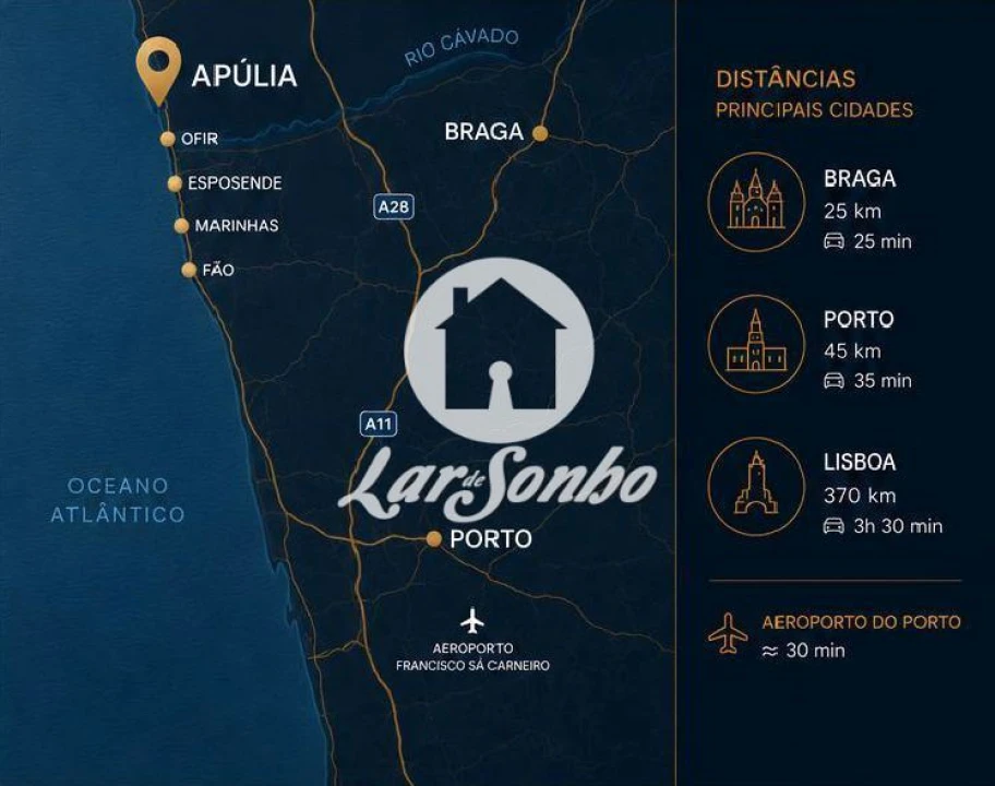 Apartamento T2 para Venda em Apúlia e Fão Foto 19