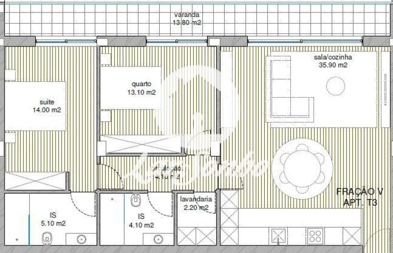 Apartamento T2 para Venda em Adães Foto 2