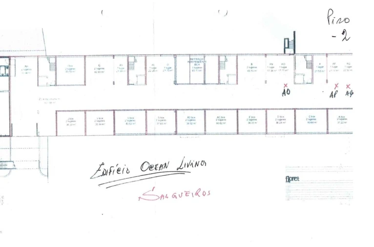 Garagem para Venda em Canidelo Planta 1